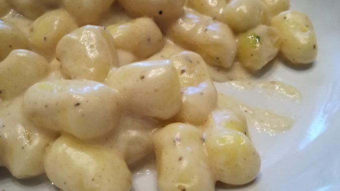 gnocchi zenzero e pepe